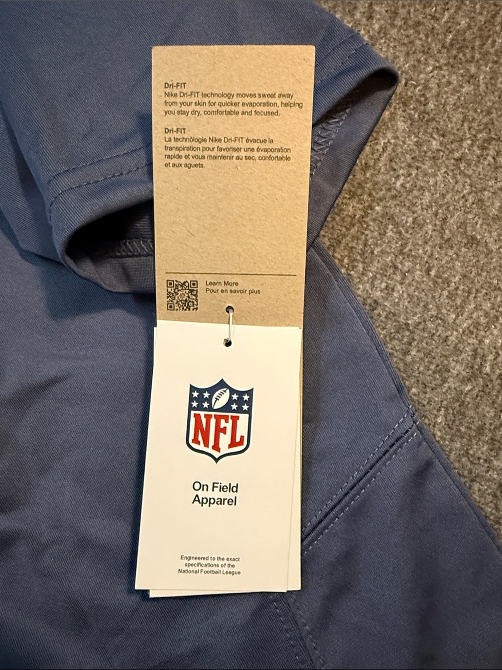 Nike NFL Team Jersey #10 in Navy Blue - Picture 2 of 8